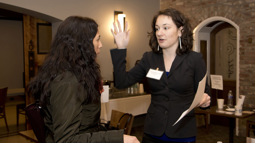 The California Council on Science and Technology (CCST) hosted the inaugural California Science Translators Showcase on Tuesday, February 20, 2018 in the Eureka Room in the California State Captiol. Organized with the support of Assemblymember Jose Medina (D-Riverside), the program recruited and trained 15 graduate students and postdocs from UC, Cal State, Stanford, and Caltech campus to communicate their research to state policymakers and staff. CCST Science Translator Sarah Beganskas (UCSC) explains her research on California groundwater management.